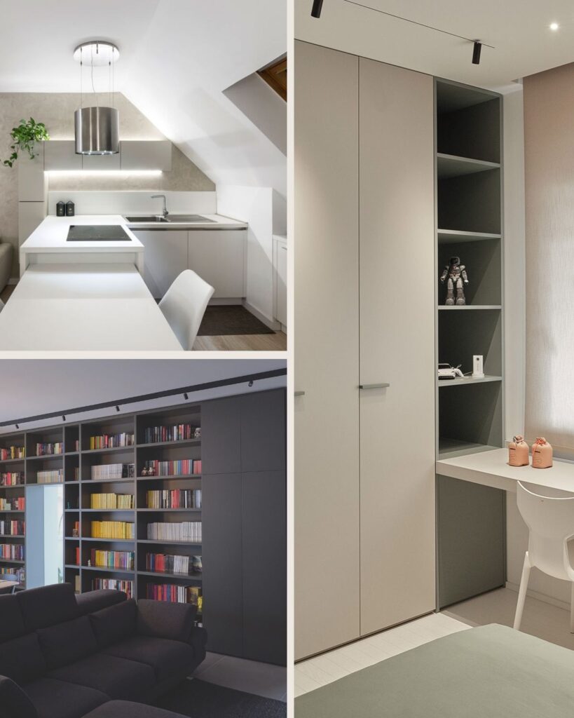 Interior design per piccoli spazi - mobili su misura