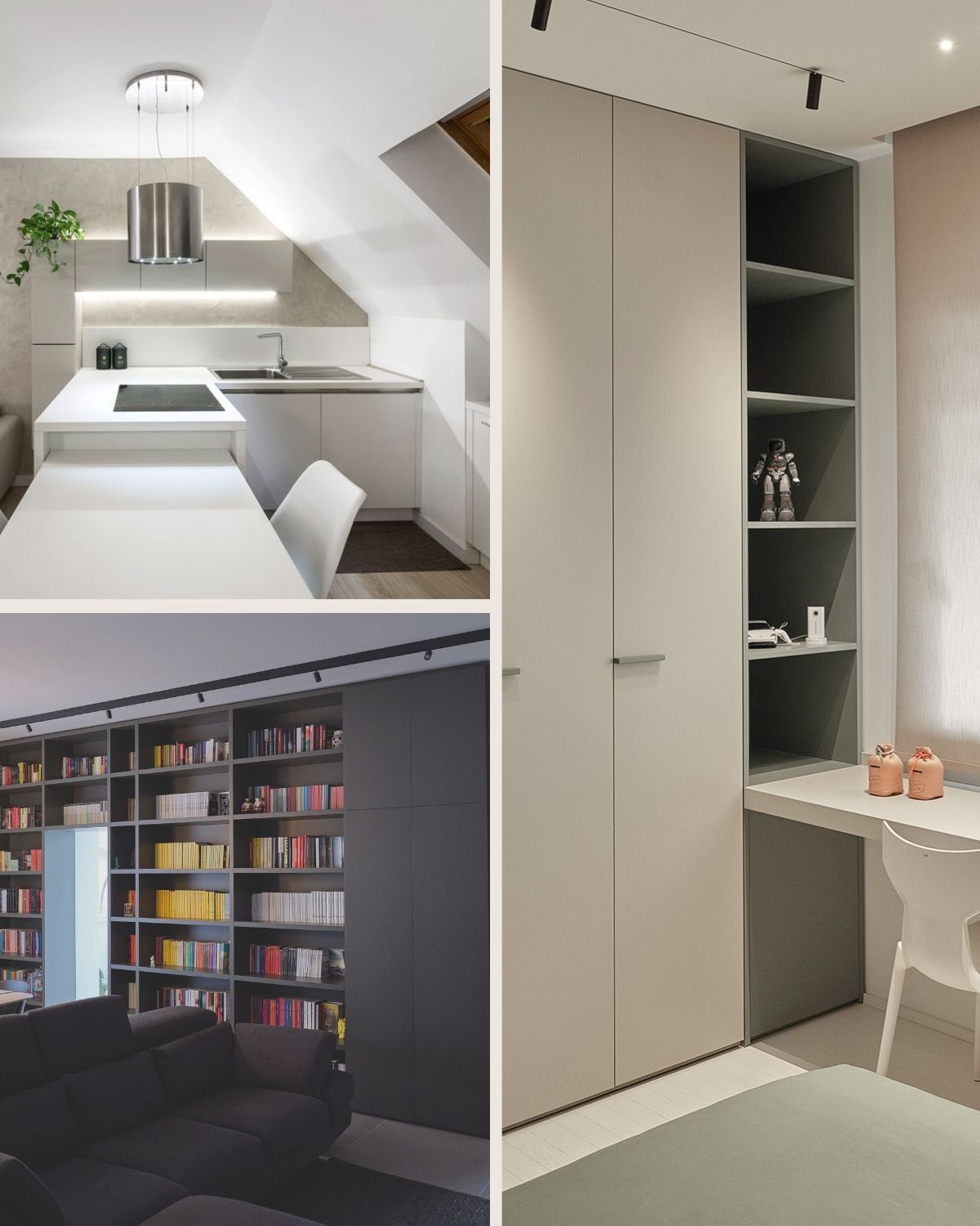 Interior design per piccoli spazi - mobili su misura