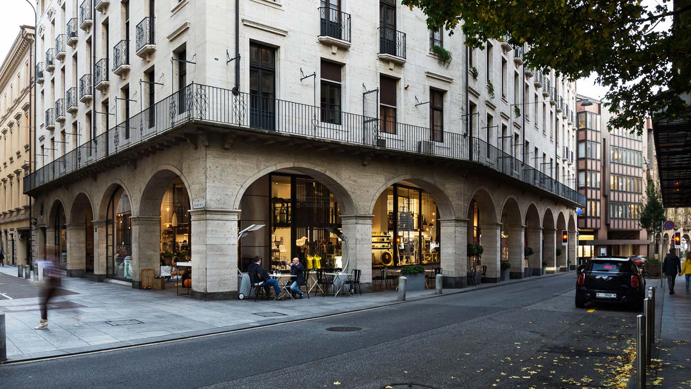Esterno del Mauri Concept Store a Lugano